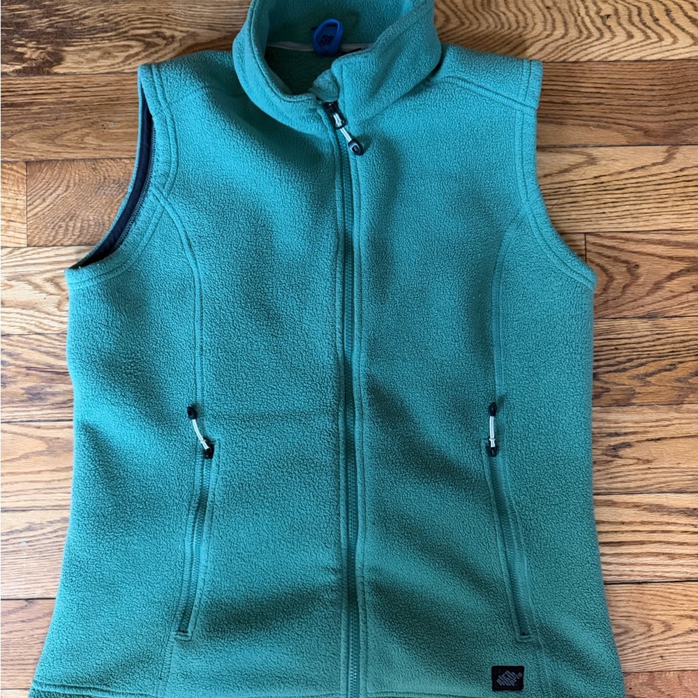 Women's Green EMS Fleece Vest VGUC